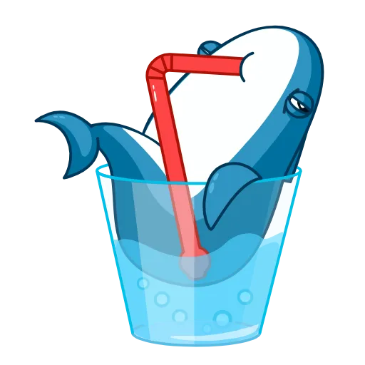 🧃 Стикер «Акула» для Telegram