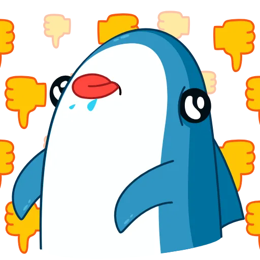 👎 Стикер «Акула» для Telegram
