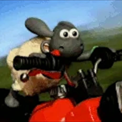 🏍 Стикер «Барашек Шон» для Telegram