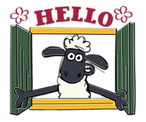 ✋ Стикер «Shaun the Sheep» для Telegram
