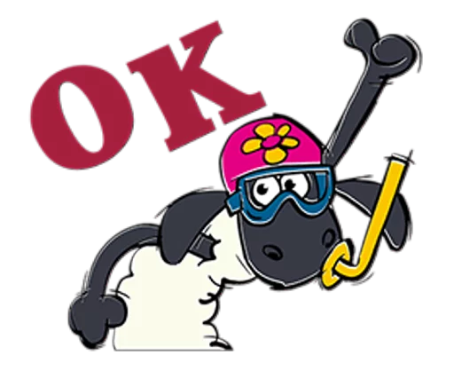 👍 Стикер «Shaun the Sheep» для Telegram