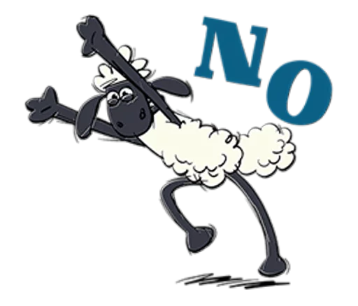 👐 Стикер «Shaun the Sheep» для Telegram