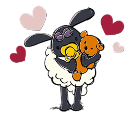 ☺️ Стикер «Shaun the Sheep» для Telegram