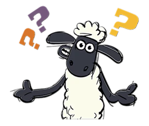 🤔 Стикер «Shaun the Sheep» для Telegram