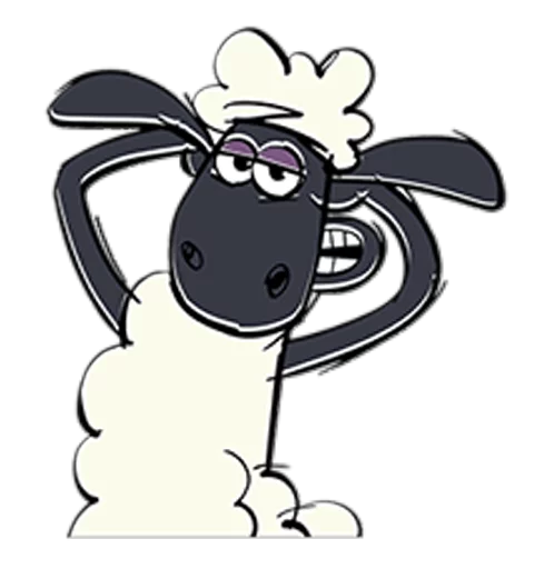 😏 Стикер «Shaun the Sheep» для Telegram