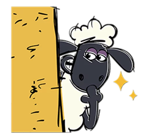 😈 Стикер «Shaun the Sheep» для Telegram