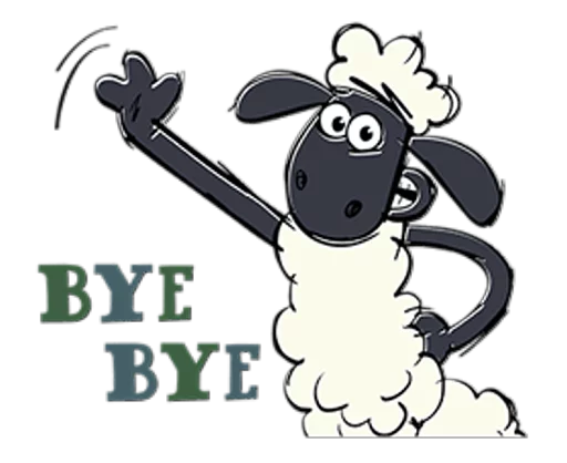 🖐 Стикер «Shaun the Sheep» для Telegram