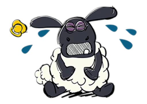 👶 Стикер «Shaun the Sheep» для Telegram