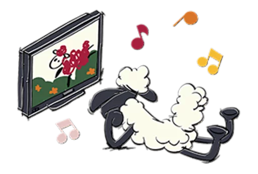 🖥 Стикер «Shaun the Sheep» для Telegram