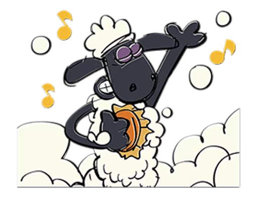 🛁 Стикер «Shaun the Sheep» для Telegram