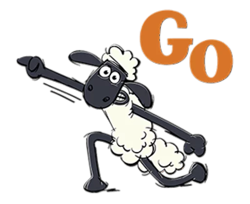 🏃 Стикер «Shaun the Sheep» для Telegram