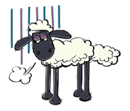 😞 Стикер «Shaun the Sheep» для Telegram