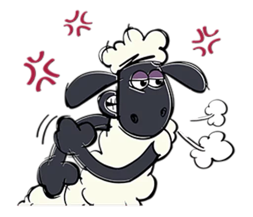 😏 Стикер «Shaun the Sheep» для Telegram