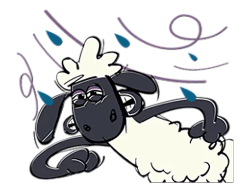 💨 Стикер «Shaun the Sheep» для Telegram