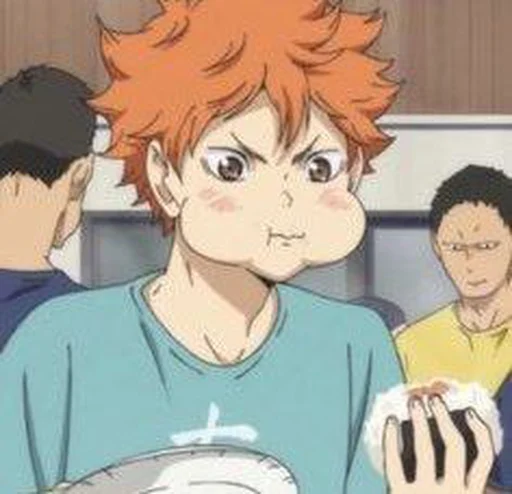 🍊 Стикер «HINATA SHOYO» для Telegram
