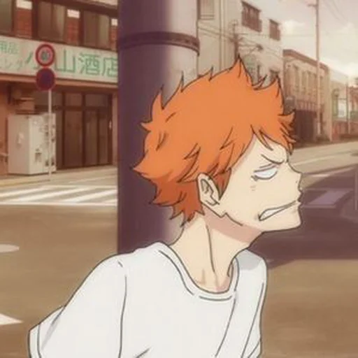 🍊 Стикер «HINATA SHOYO» для Telegram