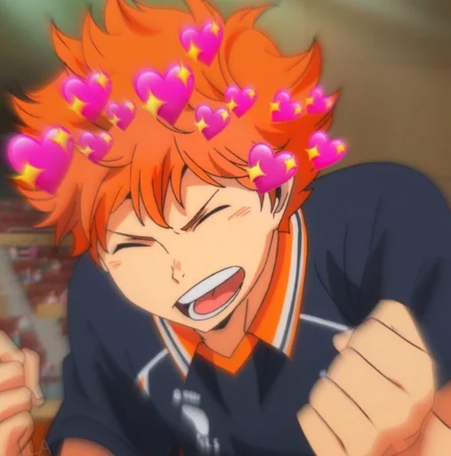 🍊 Стикер «HINATA SHOYO» для Telegram
