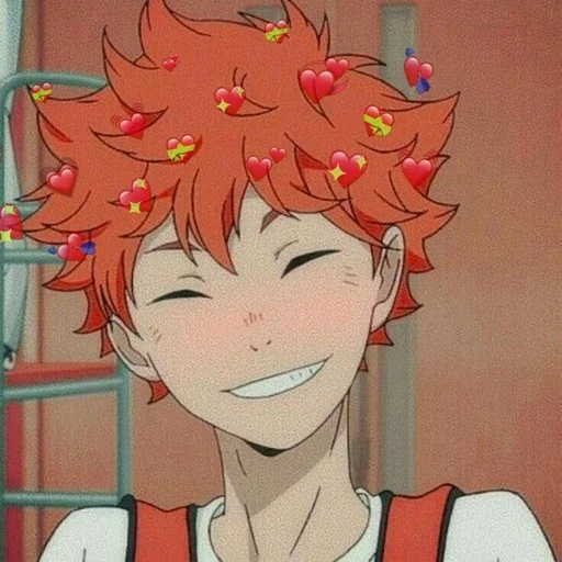🍊 Стикер «HINATA SHOYO» для Telegram