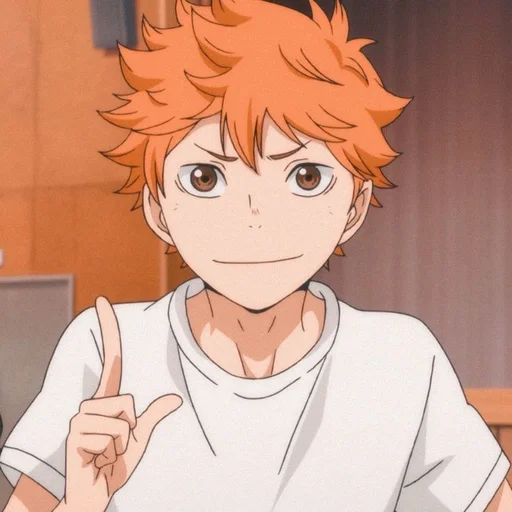 🍊 Стикер «HINATA SHOYO» для Telegram