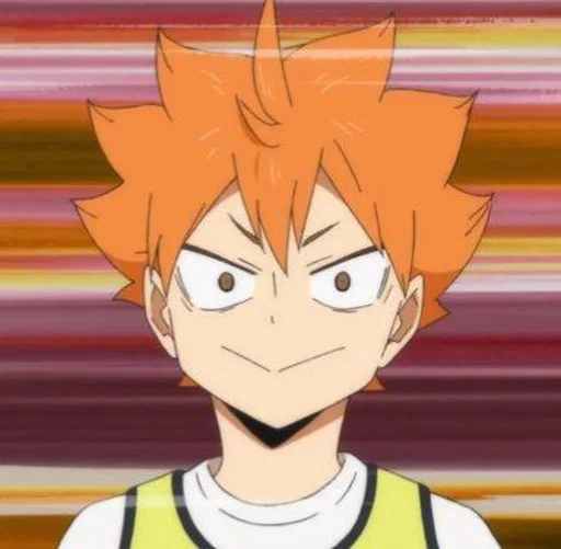 🍊 Стикер «HINATA SHOYO» для Telegram