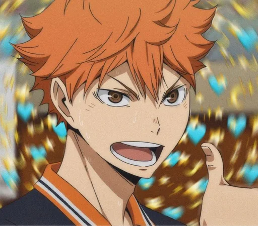 🍊 Стикер «HINATA SHOYO» для Telegram