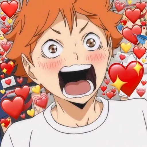 🍊 Стикер «HINATA SHOYO» для Telegram