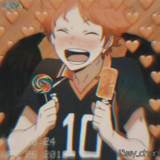 🍊 Стикер «HINATA SHOYO» для Telegram