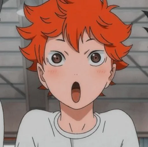 🍊 Стикер «HINATA SHOYO» для Telegram