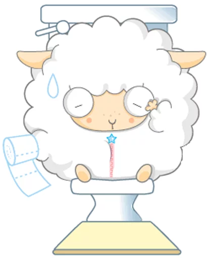 🚽 Стикер «Sheep_PaK» для Telegram