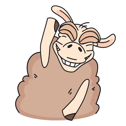 Стикерпак Бе-бе-безумие для Telegram — скачать