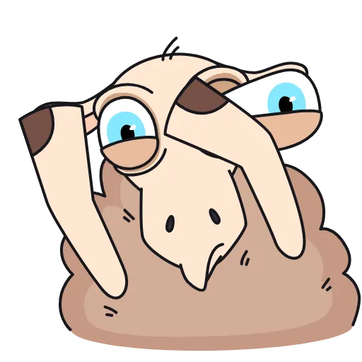 ⭐ Стикер «Бе-бе-безумие» для Telegram