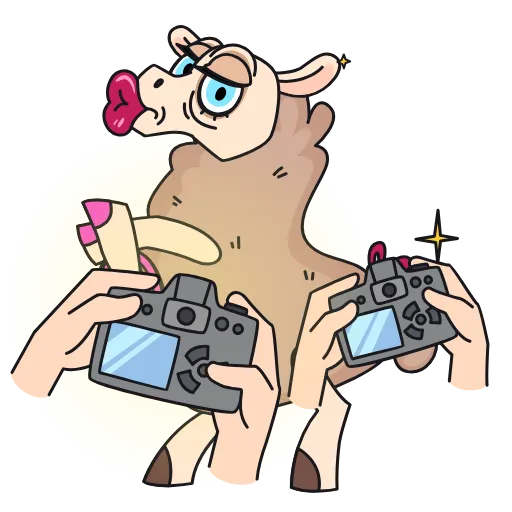 ⭐ Стикер «Бе-бе-безумие» для Telegram