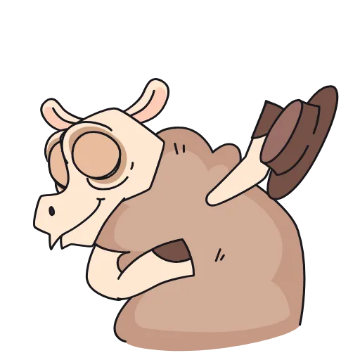 ⭐ Стикер «Бе-бе-безумие» для Telegram
