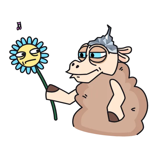 ⭐ Стикер «Бе-бе-безумие» для Telegram