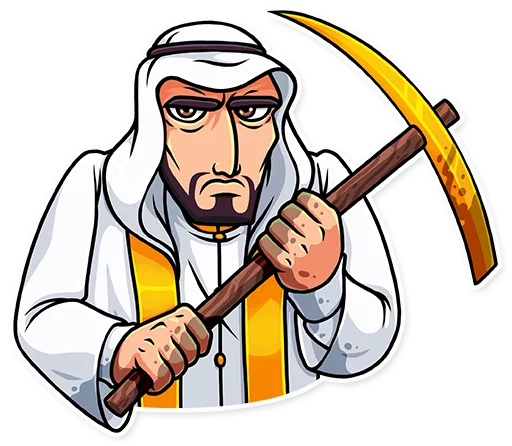 ⛏ Стикер «Shake It» для Telegram