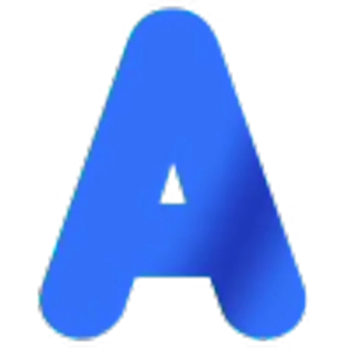 Стикерпак Синий шрифт для Telegram