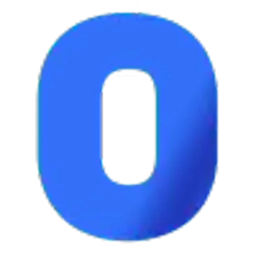 😋 Эмодзи «Синий шрифт» для Telegram