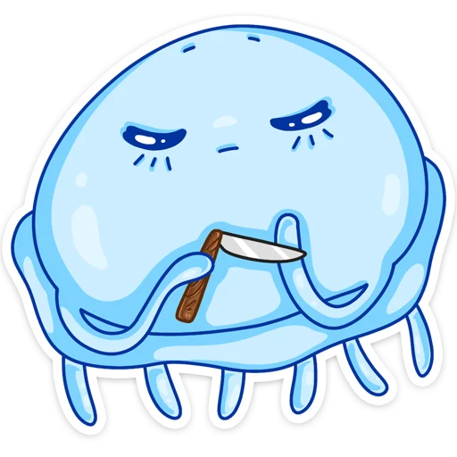 🔪 Стикер «Шелли» для Telegram
