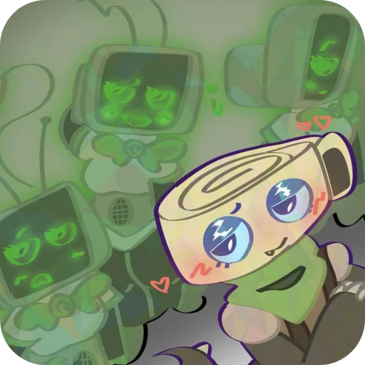 📖 Стикер «shelly and vee» для Telegram