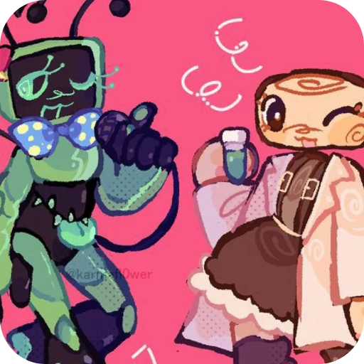 🖼 Стикер «shelly and vee» для Telegram