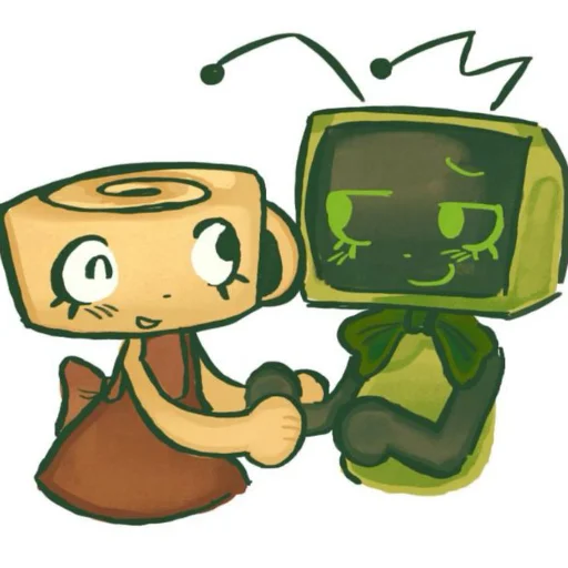 🍽 Стикер «shelly and vee» для Telegram