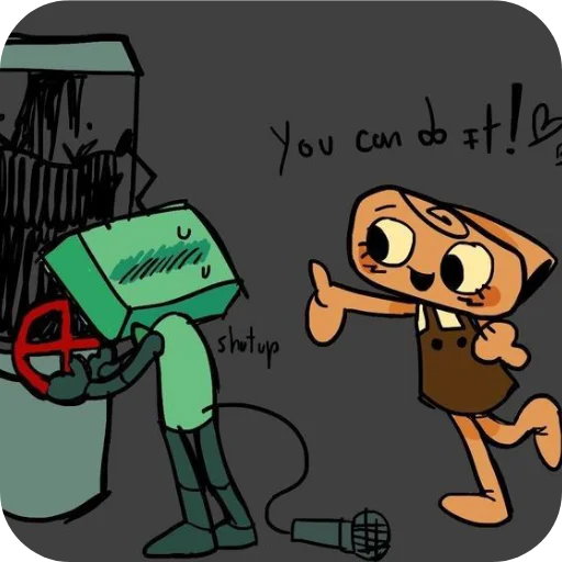 📖 Стикер «shelly and vee» для Telegram