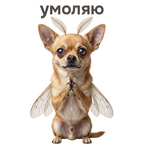🙏 Стикер «shenok_motylek» для Telegram