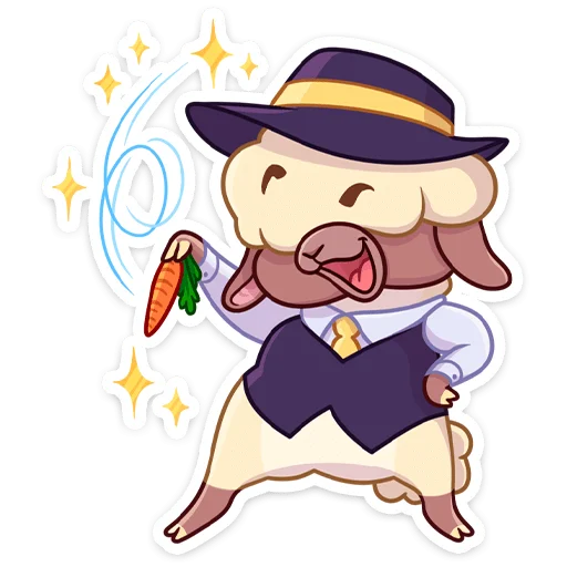 🥕 Стикер «Шепард и Барри» для Telegram