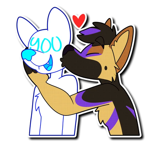 😘 Стикер «Rook & Bishop» для Telegram