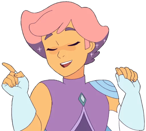 👆 Стикер «SheRa and the Princesses of Power» для Telegram