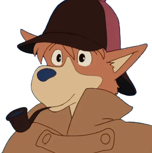 Стикерпак Sherlockhound для Telegram