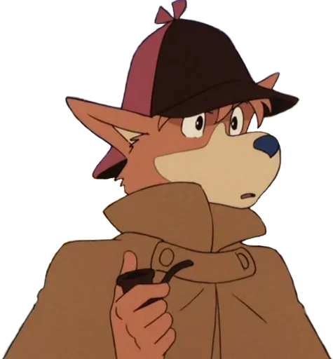🥳 Стикер «Sherlockhound» для Telegram