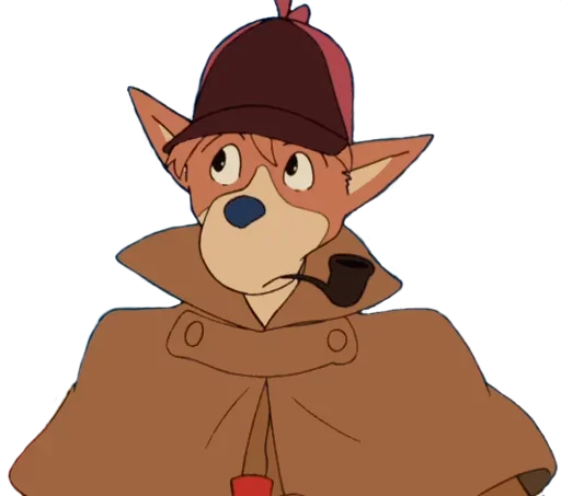 🥳 Стикер «Sherlockhound» для Telegram