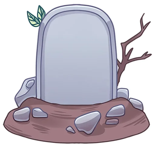 😝 Стикер «Зомбяша без надписей» для Telegram